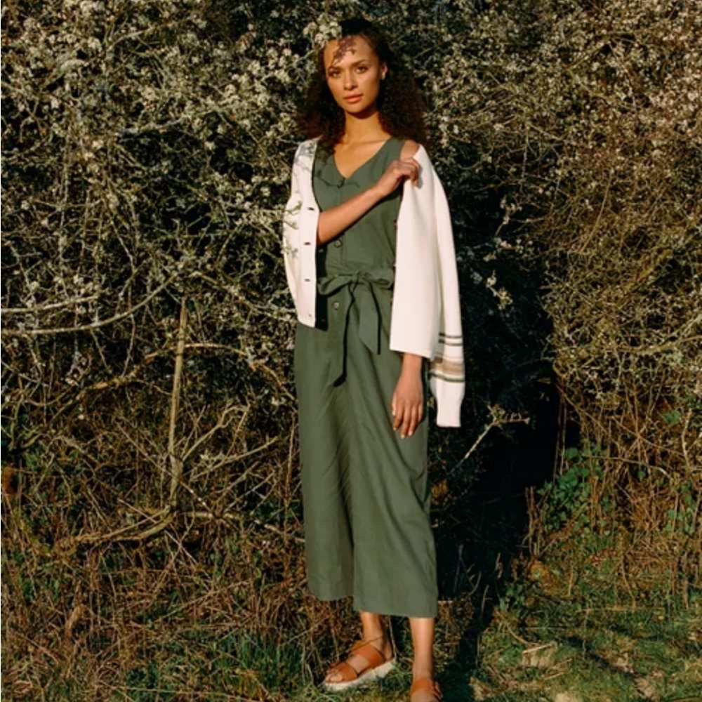 Barbour Amelda Wide Leg Jumpsuit Size 4